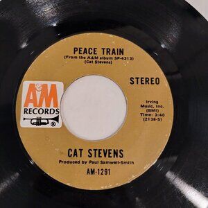 CAT STEVENS-Peace Train/Where Do The Children Play AM-1291 45rpm Record 1971